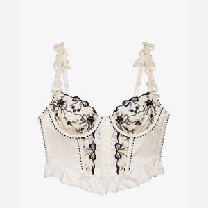For Love & Lemons Bow Time Bustier
